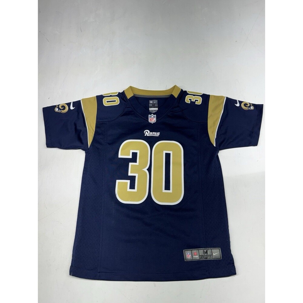St. Louis Rams Todd Gurley II #30 Nike NFL Jersey Navy Blue Youth Medium (10/12)